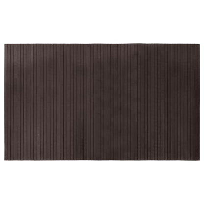 Vloerkleed rechthoekig 60x100 cm bamboe donkerbruin