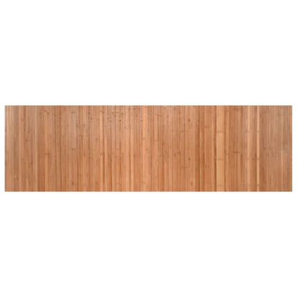 Vloerkleed rechthoekig 60x200 cm bamboe naturel