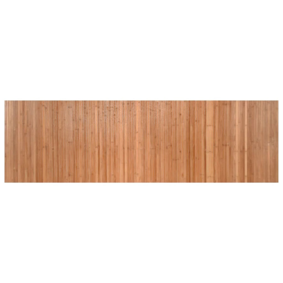 Vloerkleed rechthoekig 60x200 cm bamboe naturel