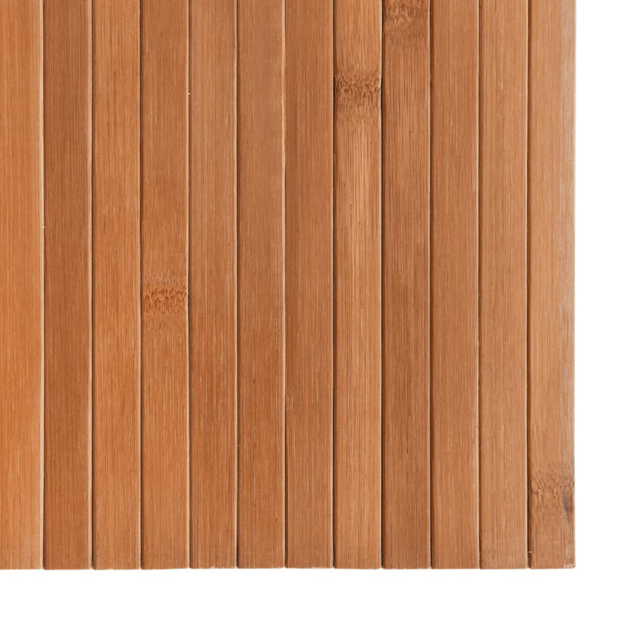 Vloerkleed rechthoekig 60x200 cm bamboe naturel