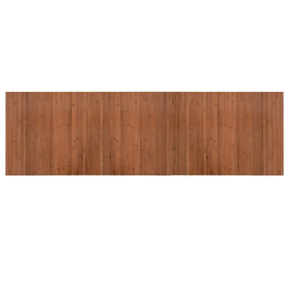 Vloerkleed rechthoekig 60x200 cm bamboe bruin