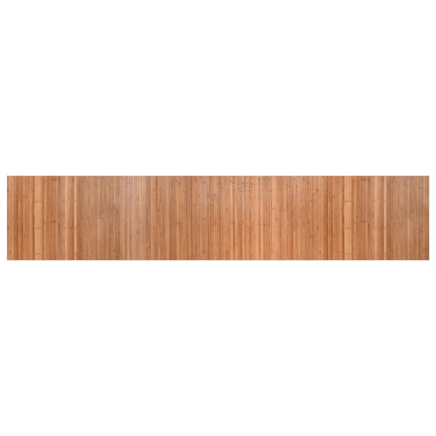Vloerkleed rechthoekig 60x300 cm bamboe naturel