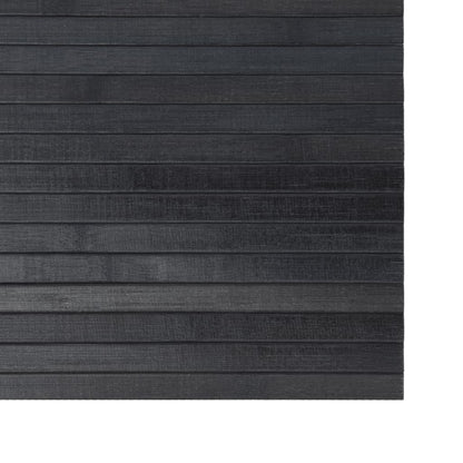 Vloerkleed rechthoekig 60x400 cm bamboe grijs