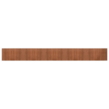 Vloerkleed rechthoekig 60x500 cm bamboe bruin