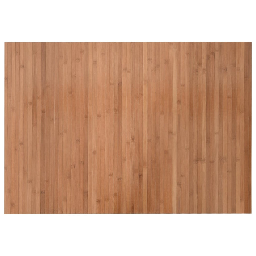 Vloerkleed rechthoekig 70x100 cm bamboe naturel