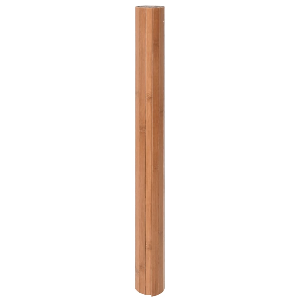 Vloerkleed rechthoekig 70x100 cm bamboe naturel