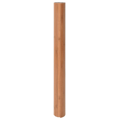 Vloerkleed rechthoekig 70x100 cm bamboe naturel