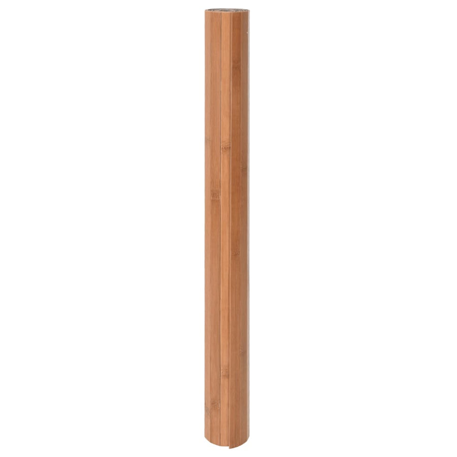 Vloerkleed rechthoekig 70x100 cm bamboe naturel