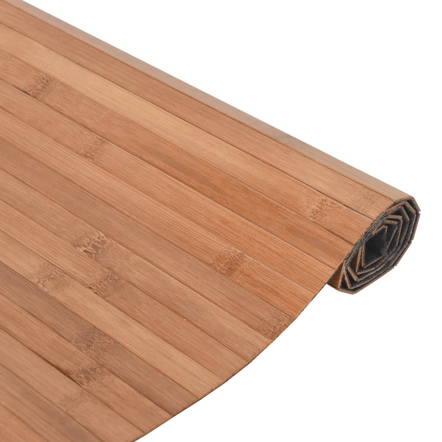Vloerkleed rechthoekig 70x100 cm bamboe naturel