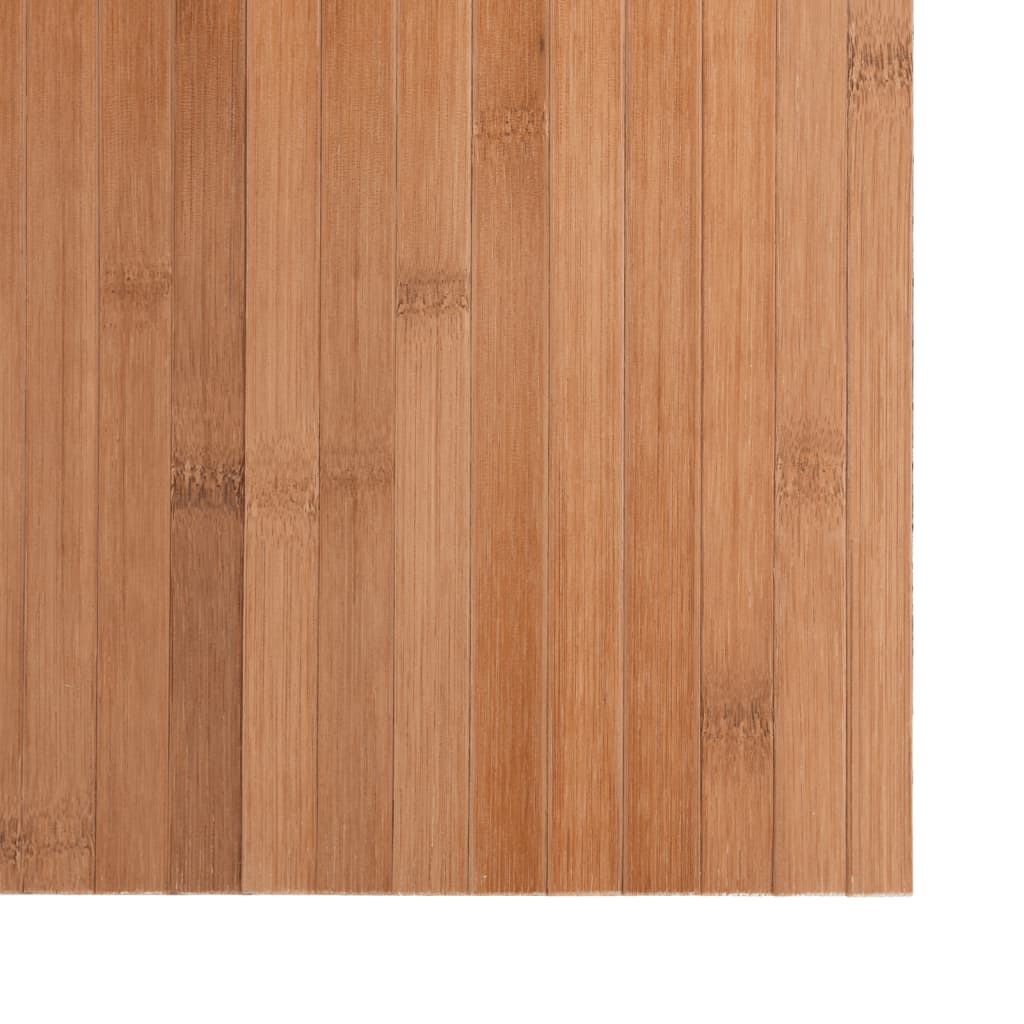 Vloerkleed rechthoekig 70x100 cm bamboe naturel
