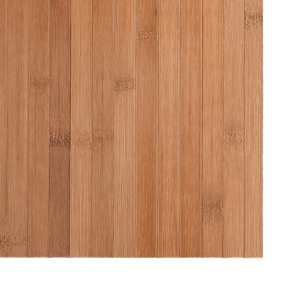 Vloerkleed rechthoekig 70x100 cm bamboe naturel