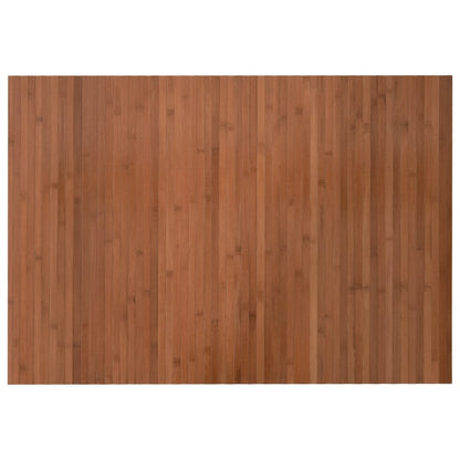 Vloerkleed rechthoekig 70x100 cm bamboe bruin