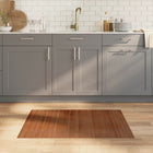 Rectangular rug 70x100 cm bamboo brown