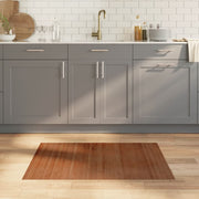 Vloerkleed 70x100 cm bamboe bruin