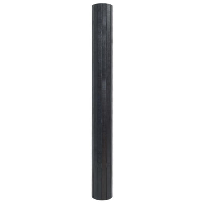 Vloerkleed rechthoekig 70x100 cm bamboe grijs