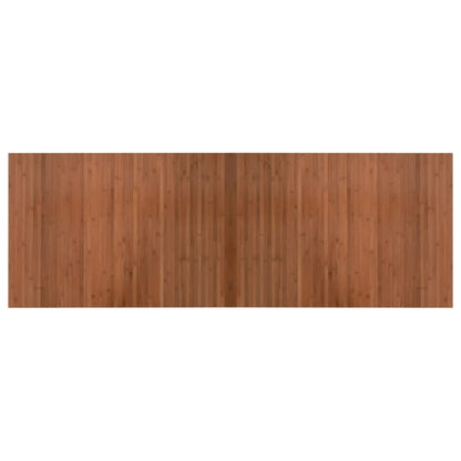 Vloerkleed rechthoekig 70x200 cm bamboe bruin