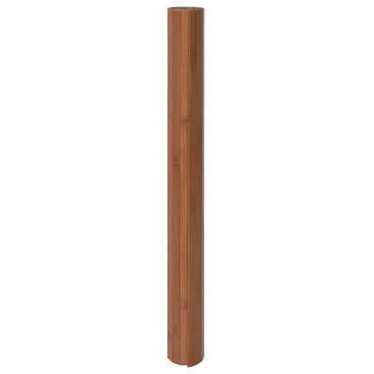 Vloerkleed rechthoekig 70x200 cm bamboe bruin