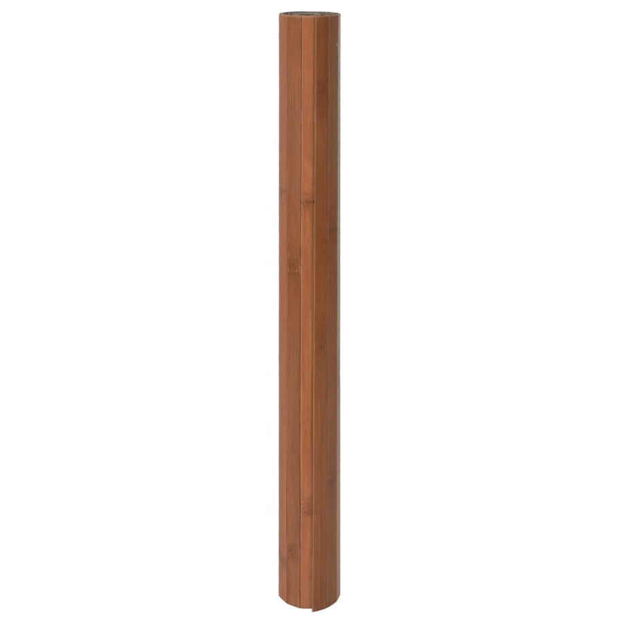 Vloerkleed rechthoekig 70x200 cm bamboe bruin
