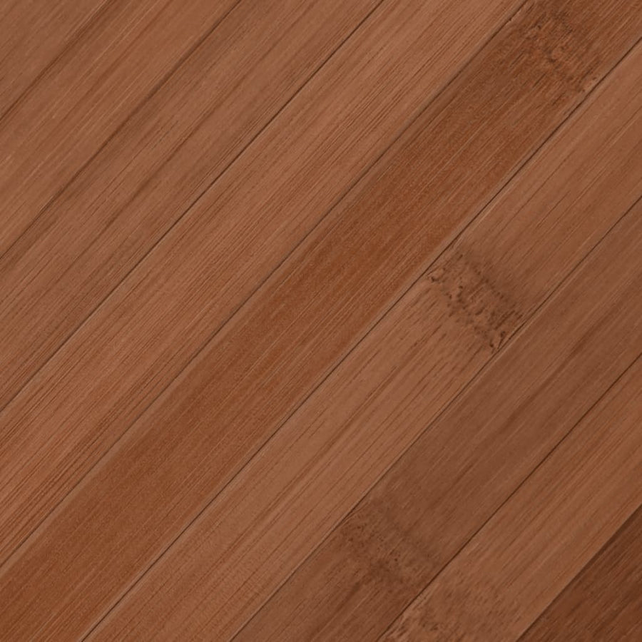 Vloerkleed rechthoekig 70x200 cm bamboe bruin