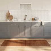 Vloerkleed 70x200 cm bamboe bruin