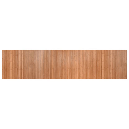 Vloerkleed rechthoekig 70x300 cm bamboe naturel