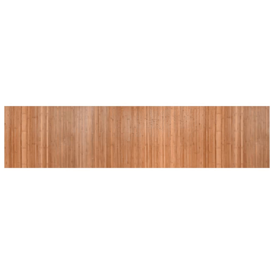 Vloerkleed rechthoekig 70x300 cm bamboe naturel