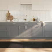 Vloerkleed bamboe 70x400 cm zwart