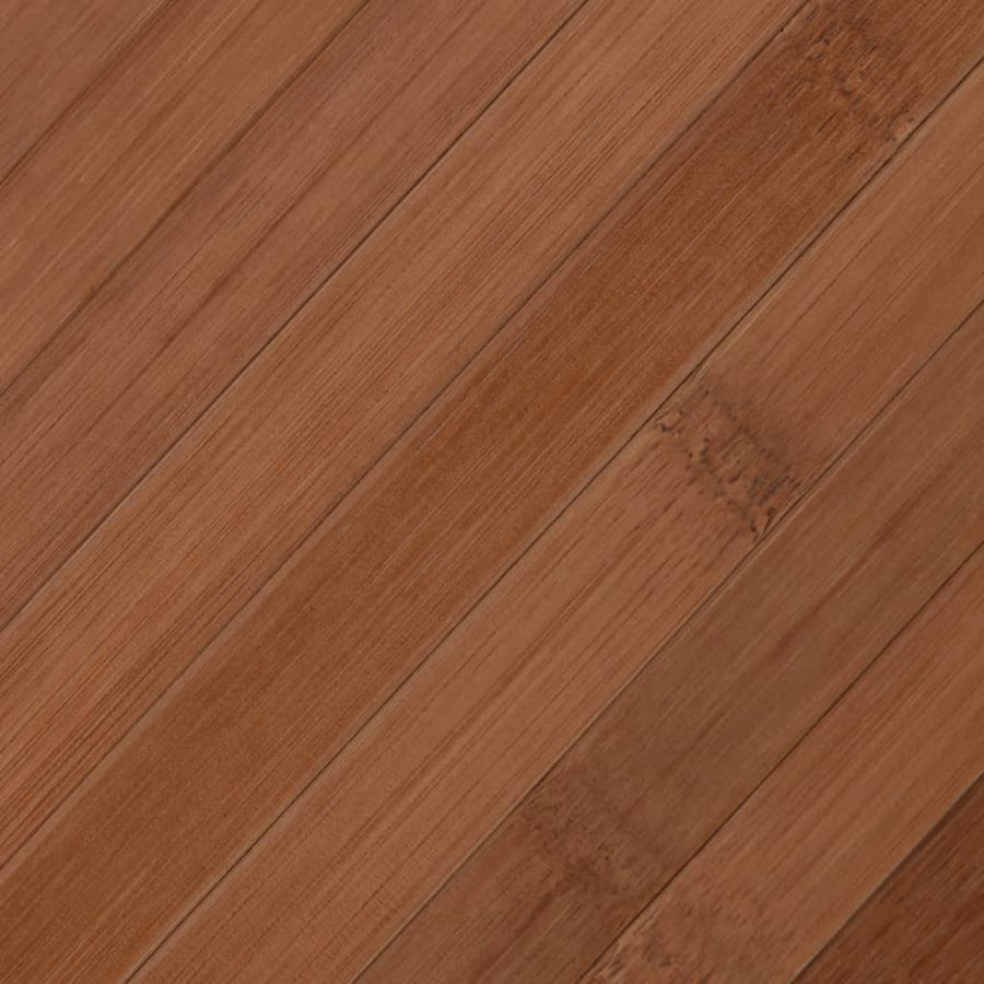 Vloerkleed rechthoekig 70x400 cm bamboe bruin