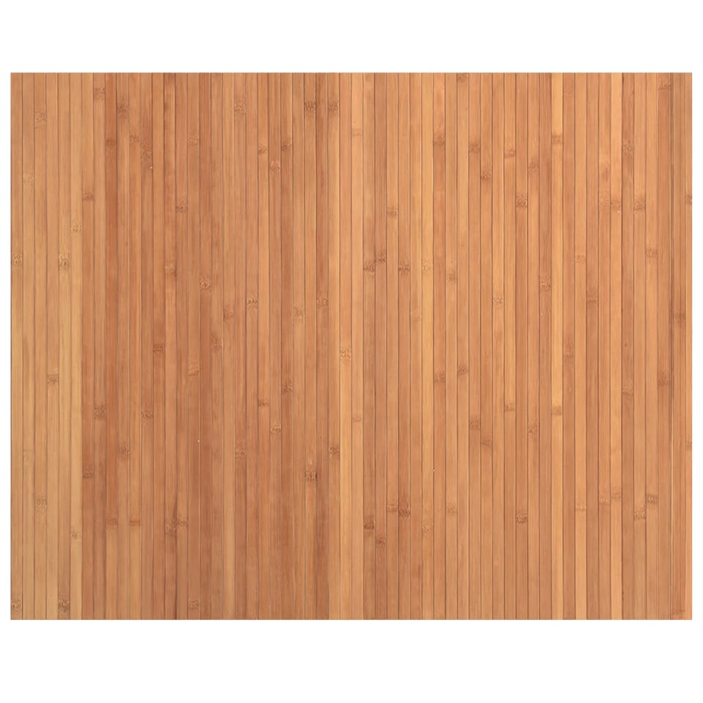 Vloerkleed rechthoekig 80x100 cm bamboe naturel