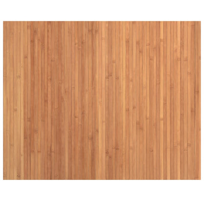 Vloerkleed rechthoekig 80x100 cm bamboe naturel