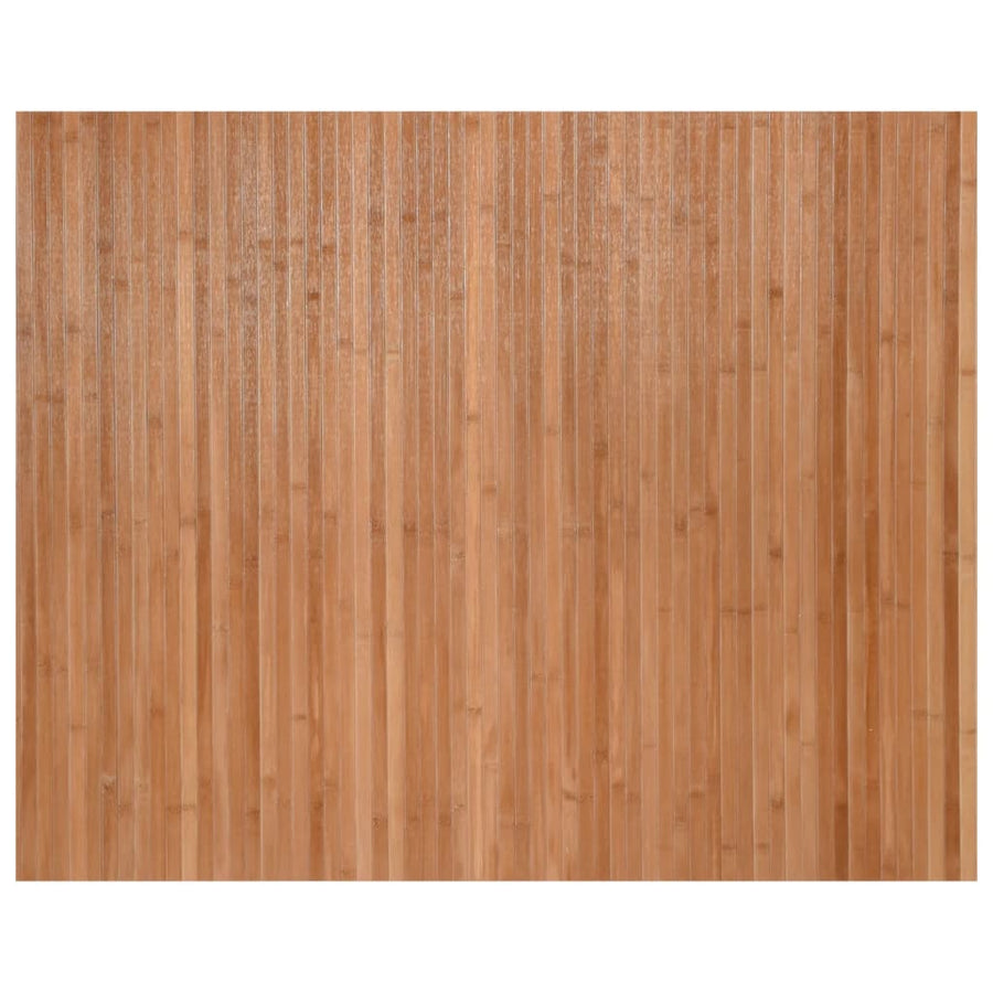 Vloerkleed rechthoekig 80x100 cm bamboe naturel