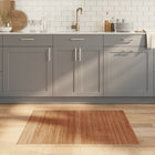 Vloerkleed bamboe 80x100 cm bruin anti-slip