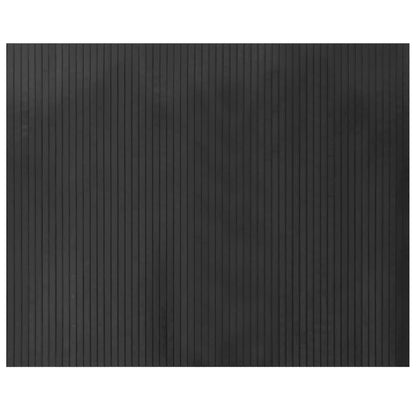 Vloerkleed rechthoekig 80x100 cm bamboe grijs