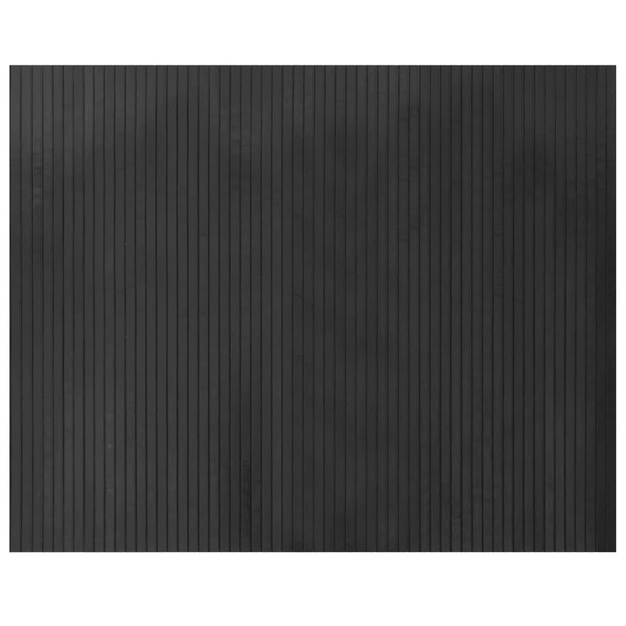 Vloerkleed rechthoekig 80x100 cm bamboe grijs