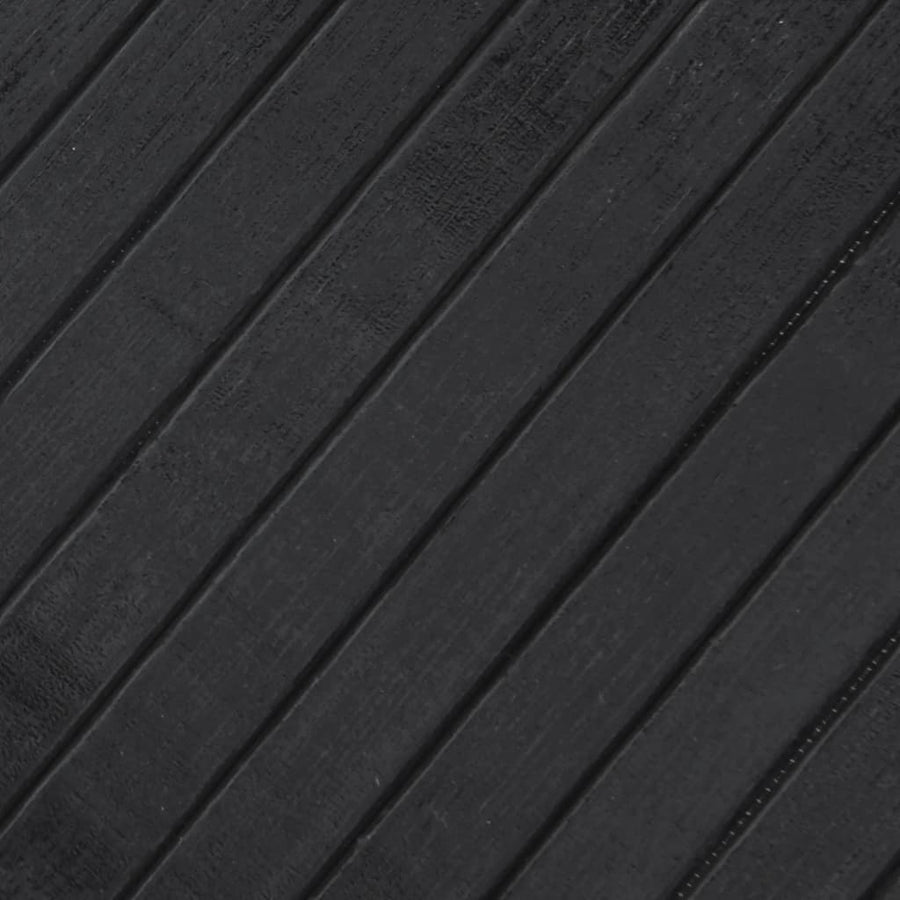Vloerkleed rechthoekig 80x100 cm bamboe grijs