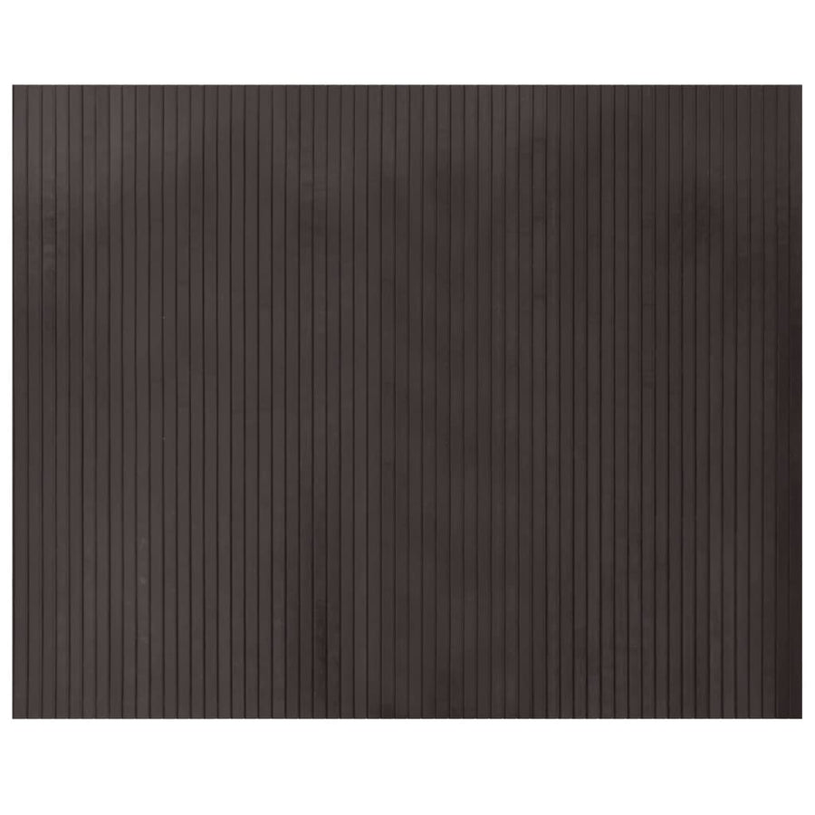 Vloerkleed rechthoekig 80x100 cm bamboe donkerbruin