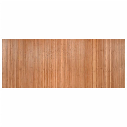 Vloerkleed rechthoekig 80x200 cm bamboe naturel