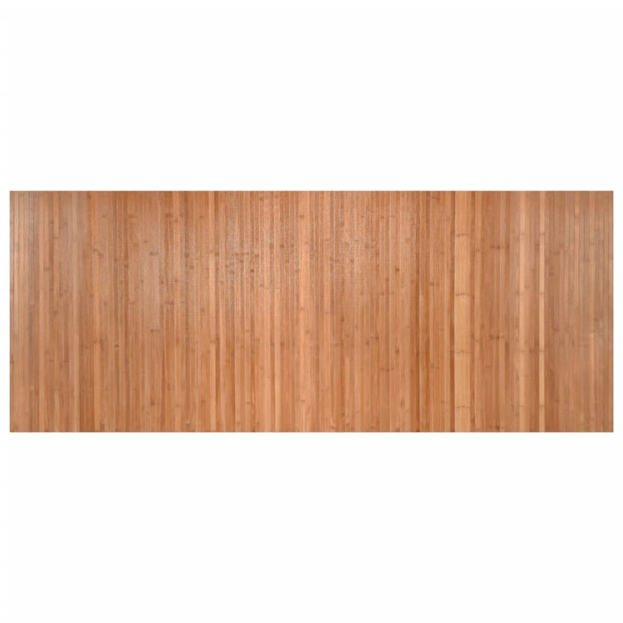 Vloerkleed rechthoekig 80x200 cm bamboe naturel