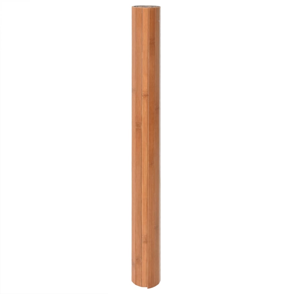Vloerkleed rechthoekig 80x200 cm bamboe naturel