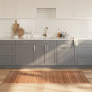 Vloerkleed bamboe 80x200 cm naturel