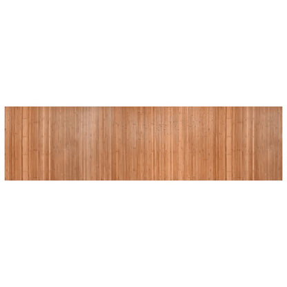 Vloerkleed rechthoekig 80x300 cm bamboe naturel