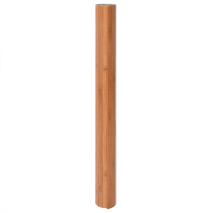 Vloerkleed rechthoekig 80x300 cm bamboe naturel