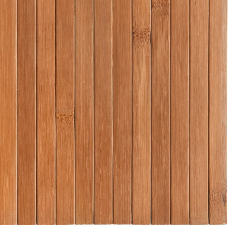 Vloerkleed rechthoekig 80x300 cm bamboe naturel