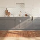 Vloerkleed bamboe 80x300 cm naturel