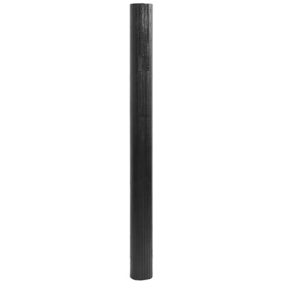 Vloerkleed rechthoekig 80x300 cm bamboe grijs