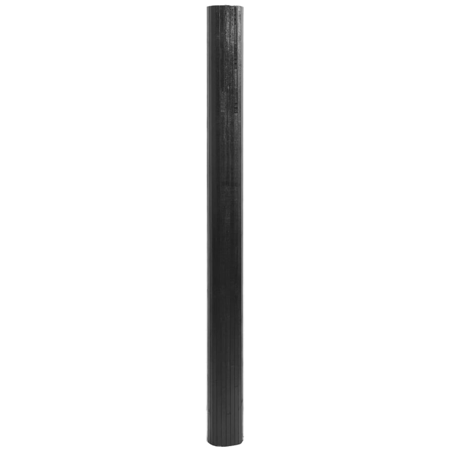 Vloerkleed rechthoekig 80x400 cm bamboe grijs