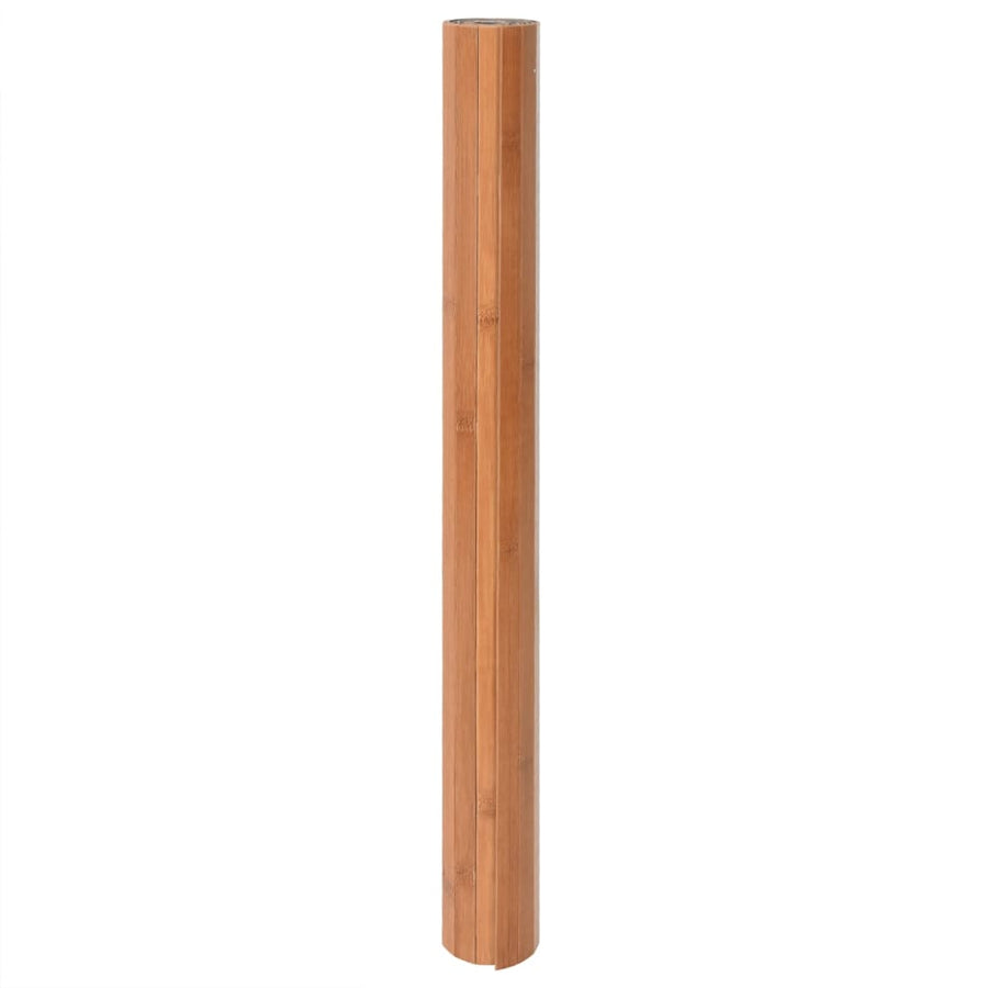 Vloerkleed rechthoekig 80x500 cm bamboe naturel