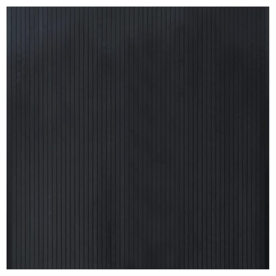 Vloerkleed rechthoekig 100x100 cm bamboe zwart