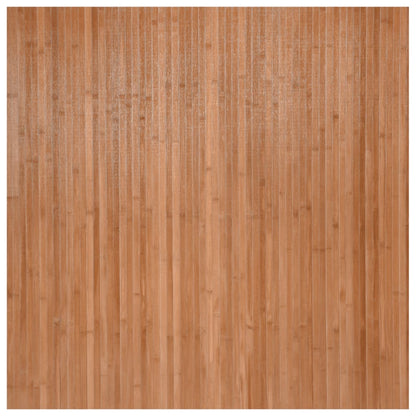 Vloerkleed rechthoekig 100x100 cm bamboe naturel