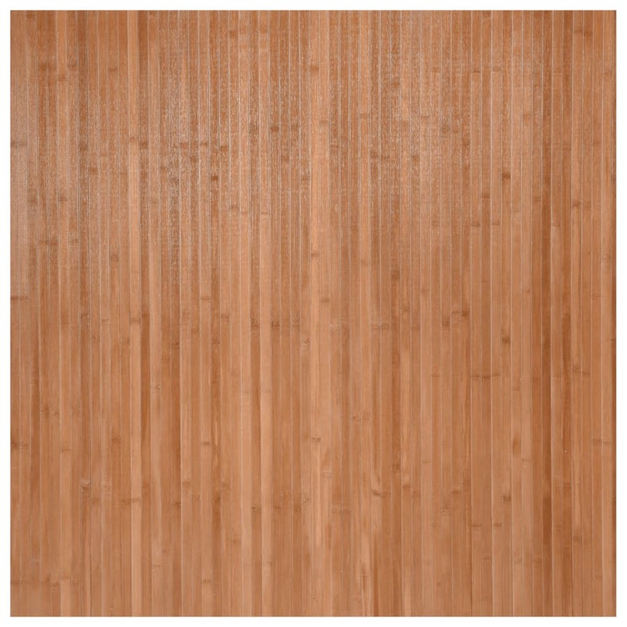 Vloerkleed rechthoekig 100x100 cm bamboe naturel